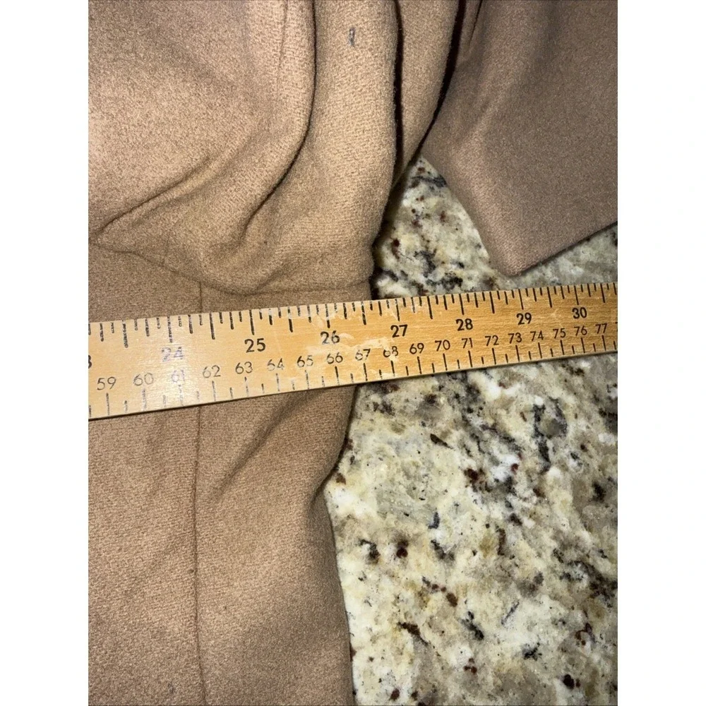 Ralph Lauren Mens Overcoat  Camel fully lined 3 button Italian Wool Fabric. 5513